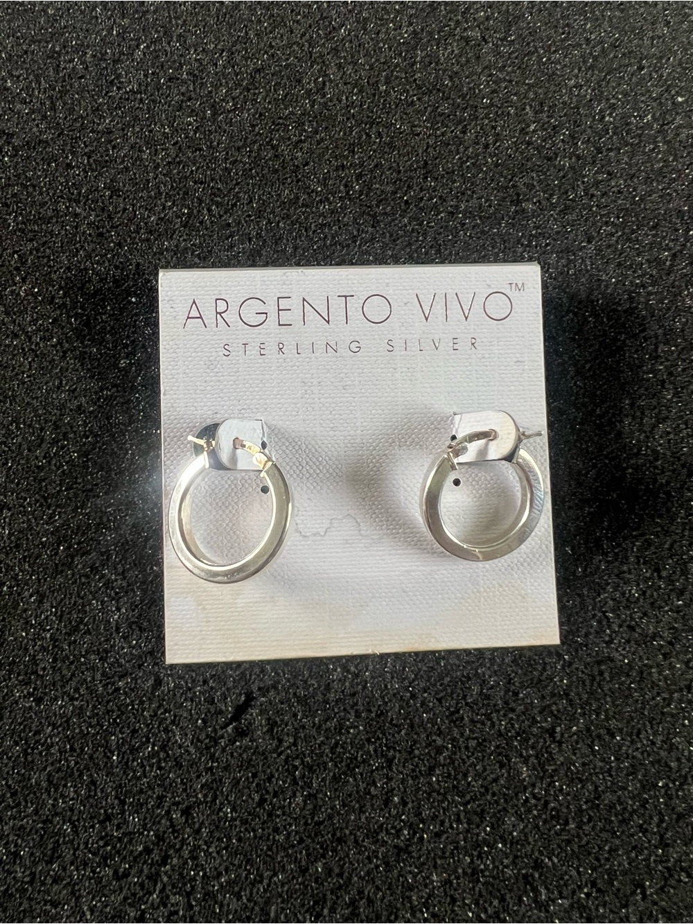 Argento Vivo Sterling Silver Hoop earrings